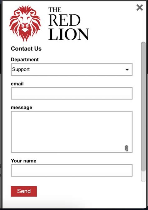 red lion casino live chat